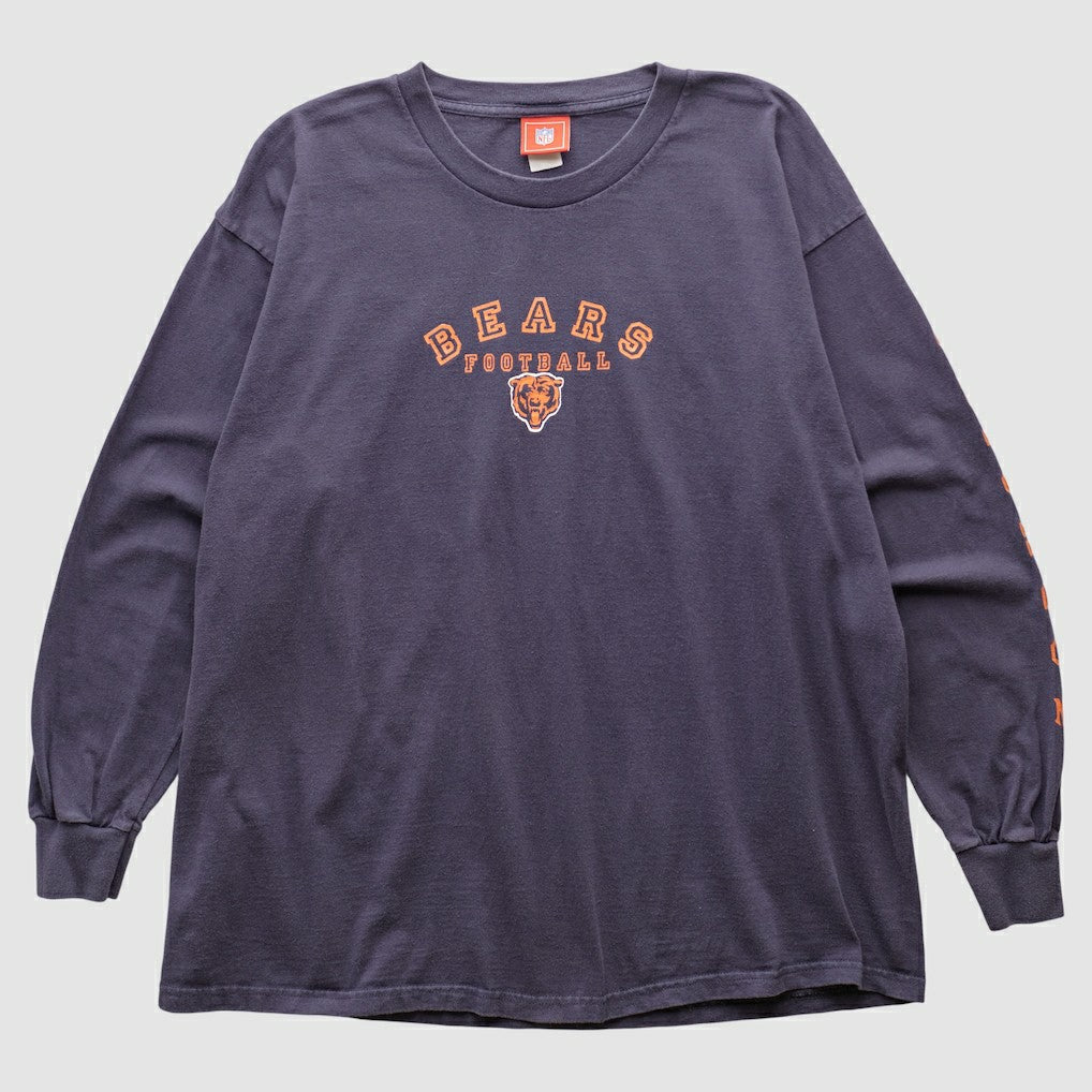 Chicago Bears NFL 2000s Long Sleeve T-shirt Navy Vintage | Fanatics