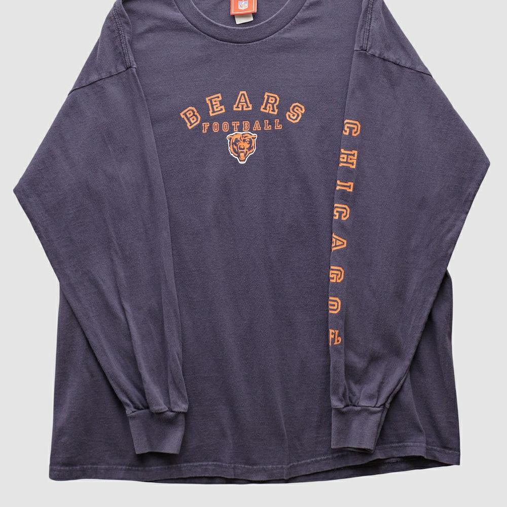 Chicago Bears NFL 2000s Long Sleeve T-shirt Navy Vintage | Fanatics