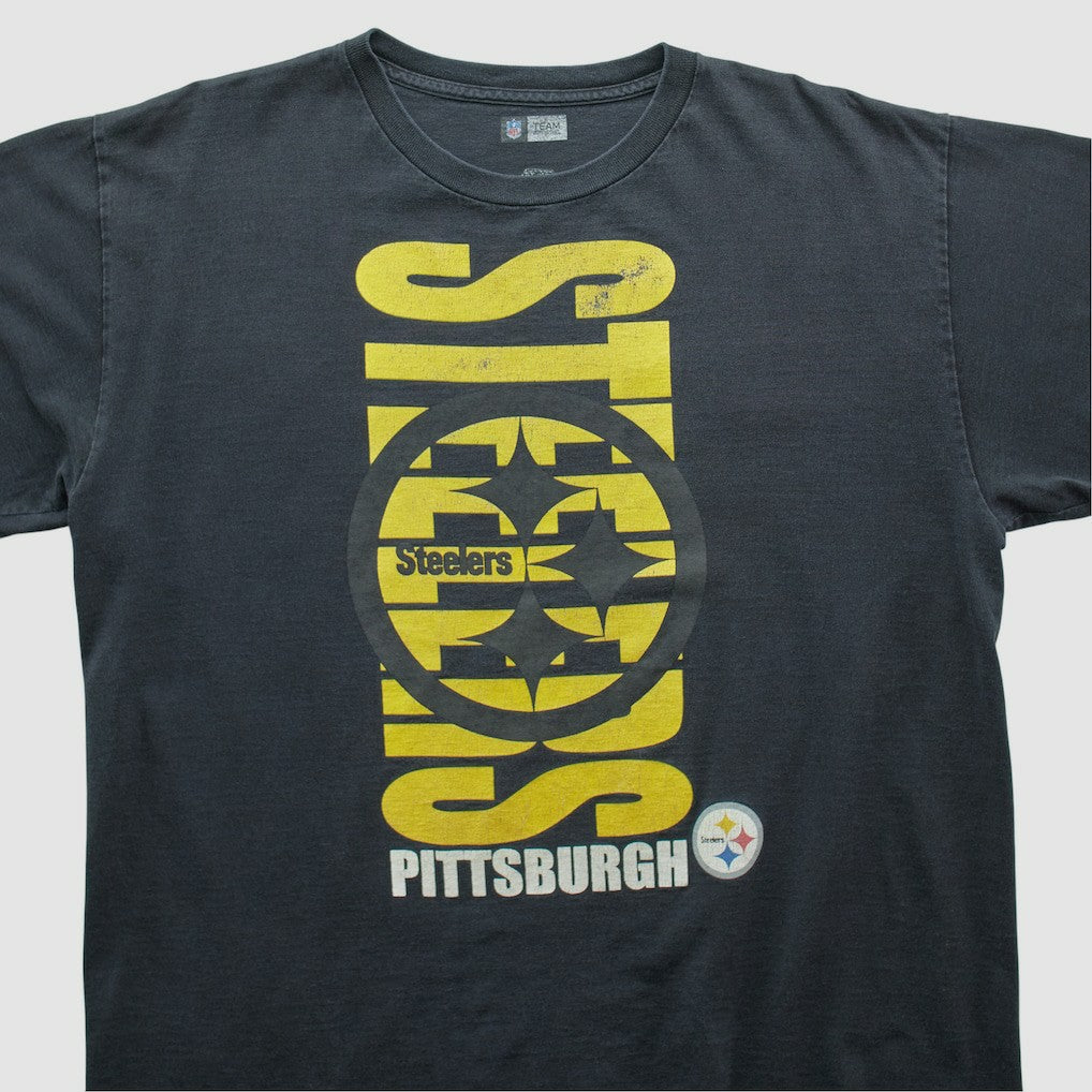 Pittsburgh Steelers NFL 2000s T-shirt Black Vintage | Fanatics