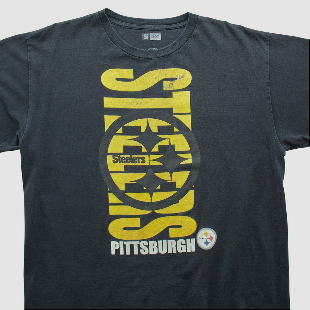 Pittsburgh Steelers NFL 2000s T-shirt Black Vintage | Fanatics