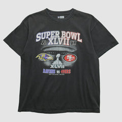 Superbowl XLVII NFL 2013 T-shirt Black Vintage | Fanatics