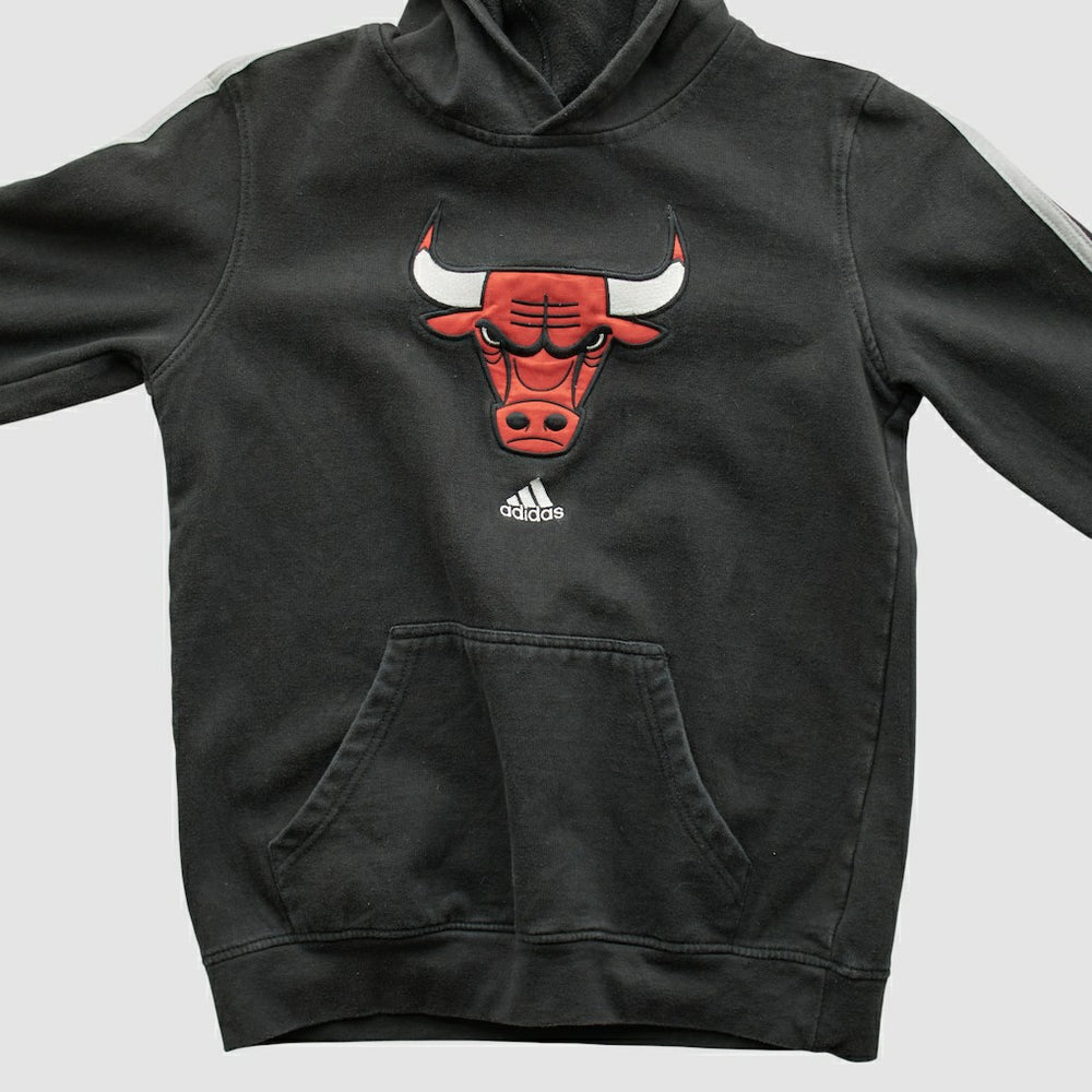 Chicago Bulls 2010s Hooded Sweatshirt Black Vintage - NBA