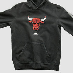 Chicago Bulls 2010s Hooded Sweatshirt Black Vintage - NBA