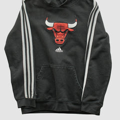 Chicago Bulls 2010s Hooded Sweatshirt Black Vintage - NBA