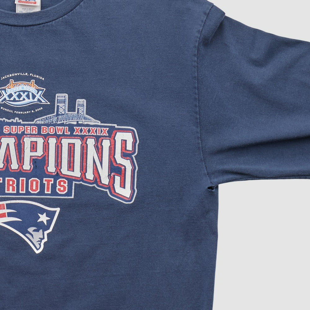 New England Patriots Alstyle 2005 Long Sleeve T-shirt Navy Vintage | Fanatics