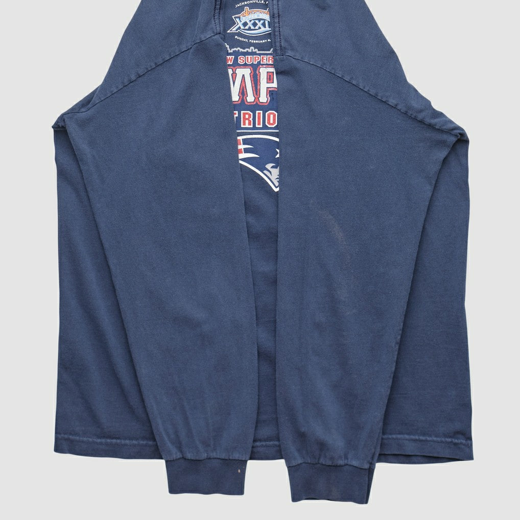 New England Patriots Alstyle 2005 Long Sleeve T-shirt Navy Vintage | Fanatics