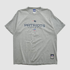 New England Patriots Reebok 2000s T-shirt Heather Gray Vintage | Fanatics