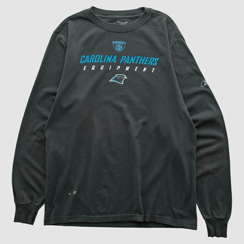 Carolina Panthers Reebok 2000s Long Sleeve T-shirt Black Vintage | Fanatics