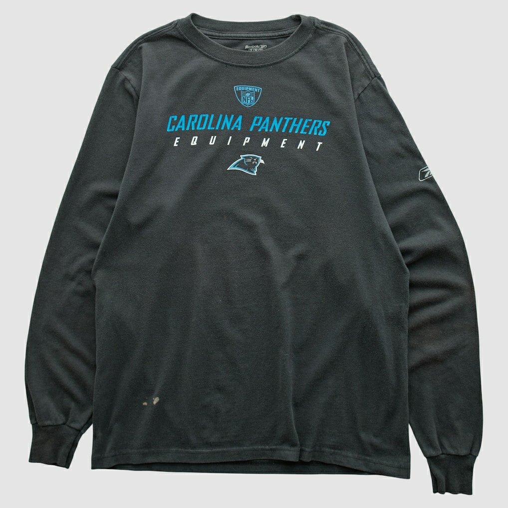 Carolina Panthers Reebok 2000s Long Sleeve T-shirt Black Vintage | Fanatics