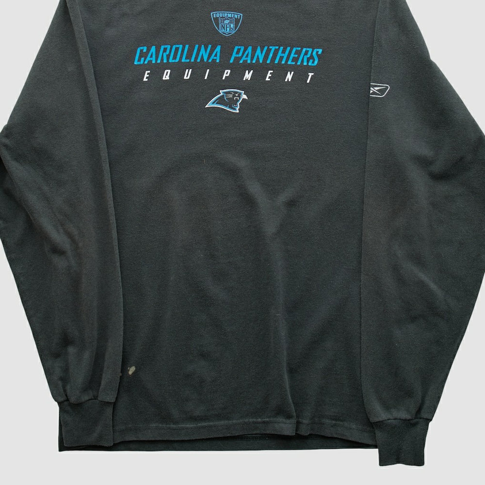 Carolina Panthers Reebok 2000s Long Sleeve T-shirt Black Vintage | Fanatics