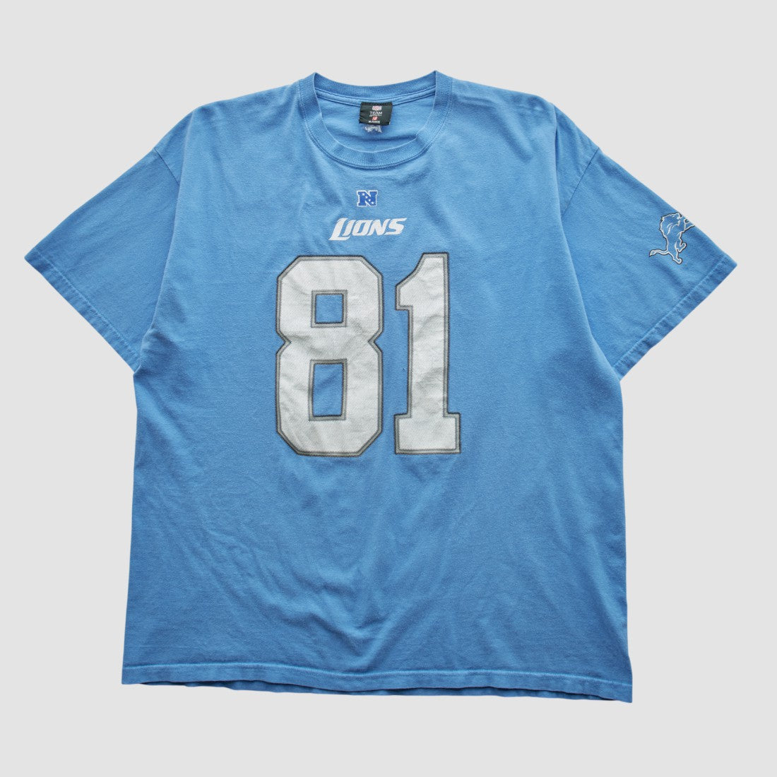 Detroit Lions NFL 2010s T-shirt Light Blue Vintage | Fanatics