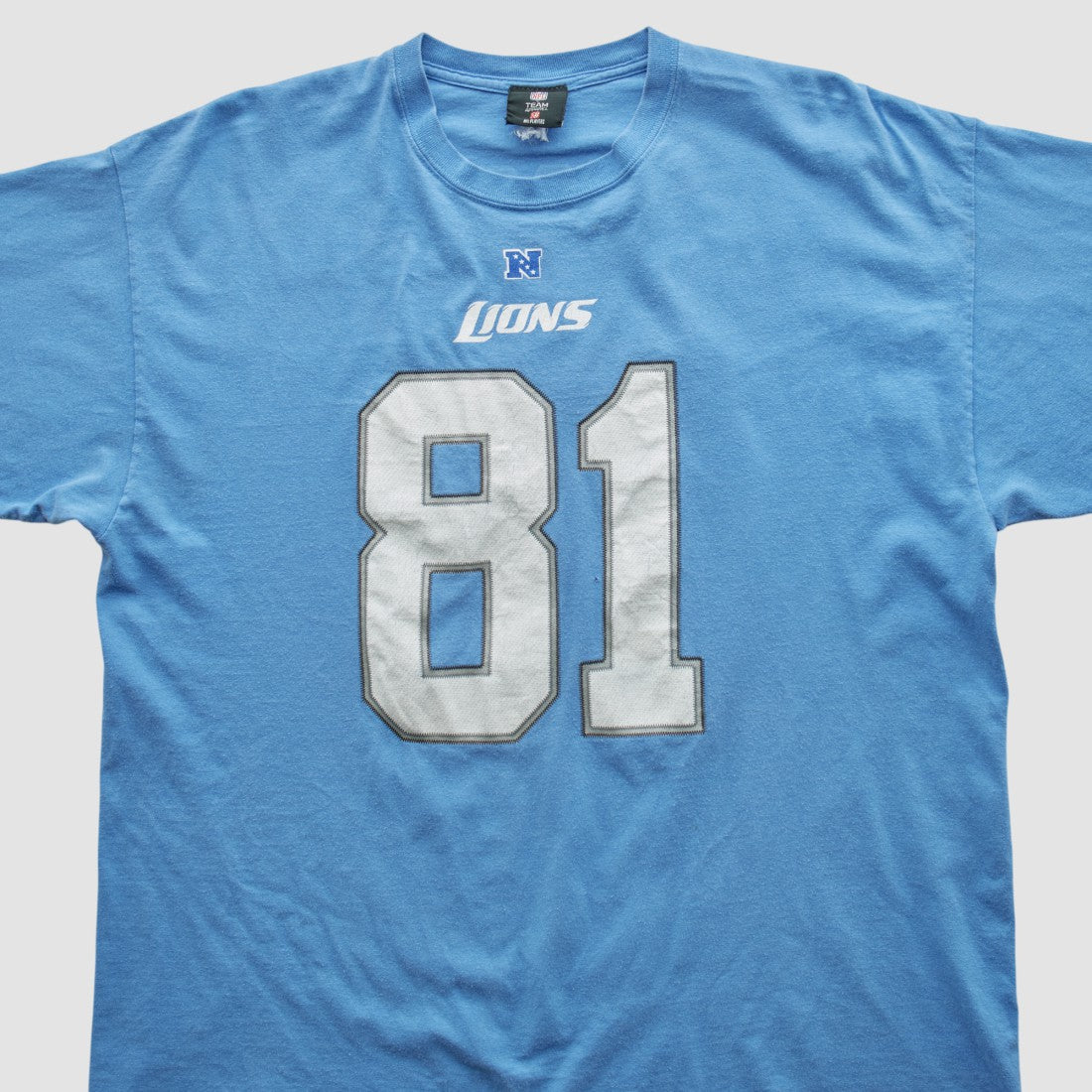 Detroit Lions NFL 2010s T-shirt Light Blue Vintage | Fanatics