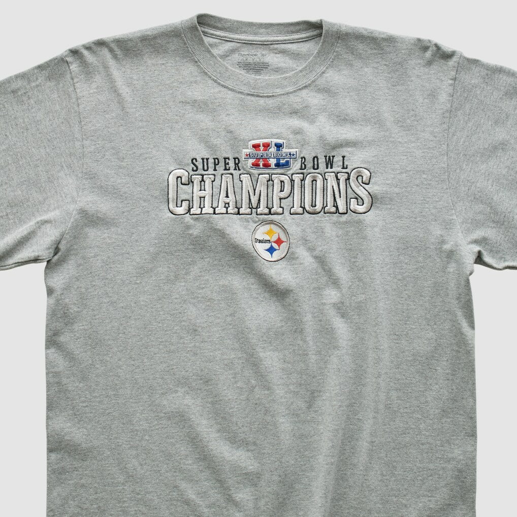 Pittsburgh Steelers Reebok 2006 Long Sleeve T-shirt Gray Vintage | Fanatics