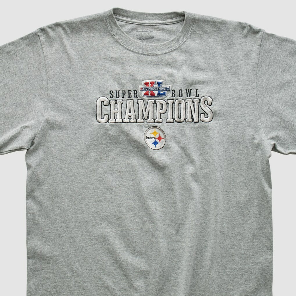 Pittsburgh Steelers Reebok 2006 Long Sleeve T-shirt Gray Vintage | Fanatics