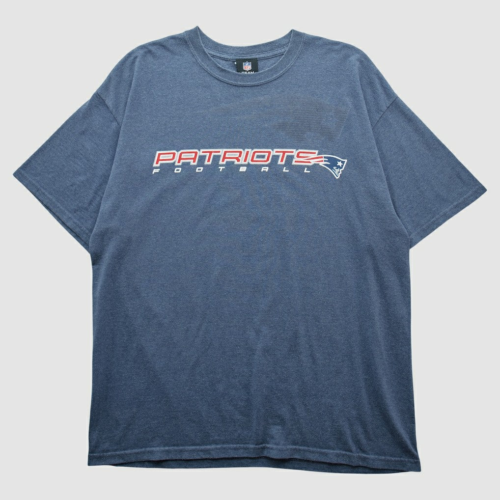 New England Patriots NFL 2010s T-shirt Blue Vintage | Fanatics