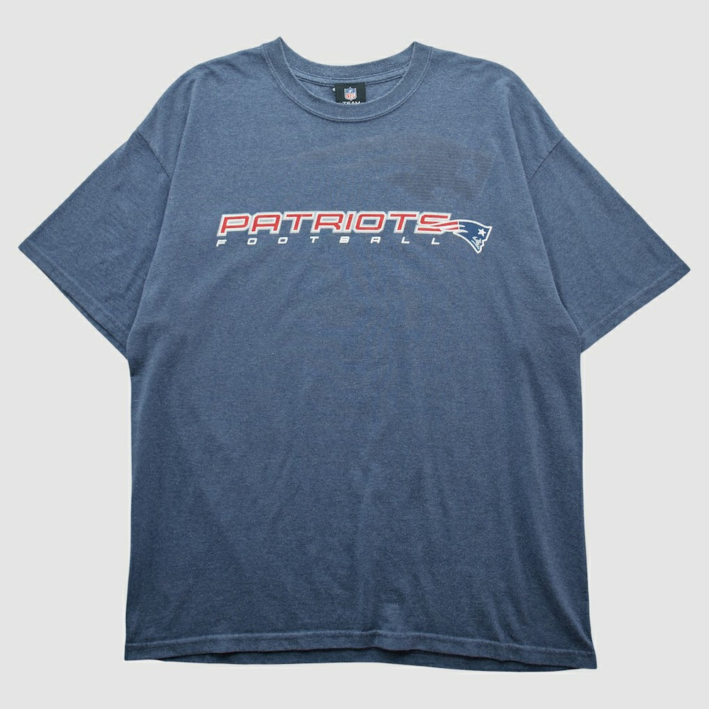 New England Patriots NFL 2010s T-shirt Blue Vintage | Fanatics