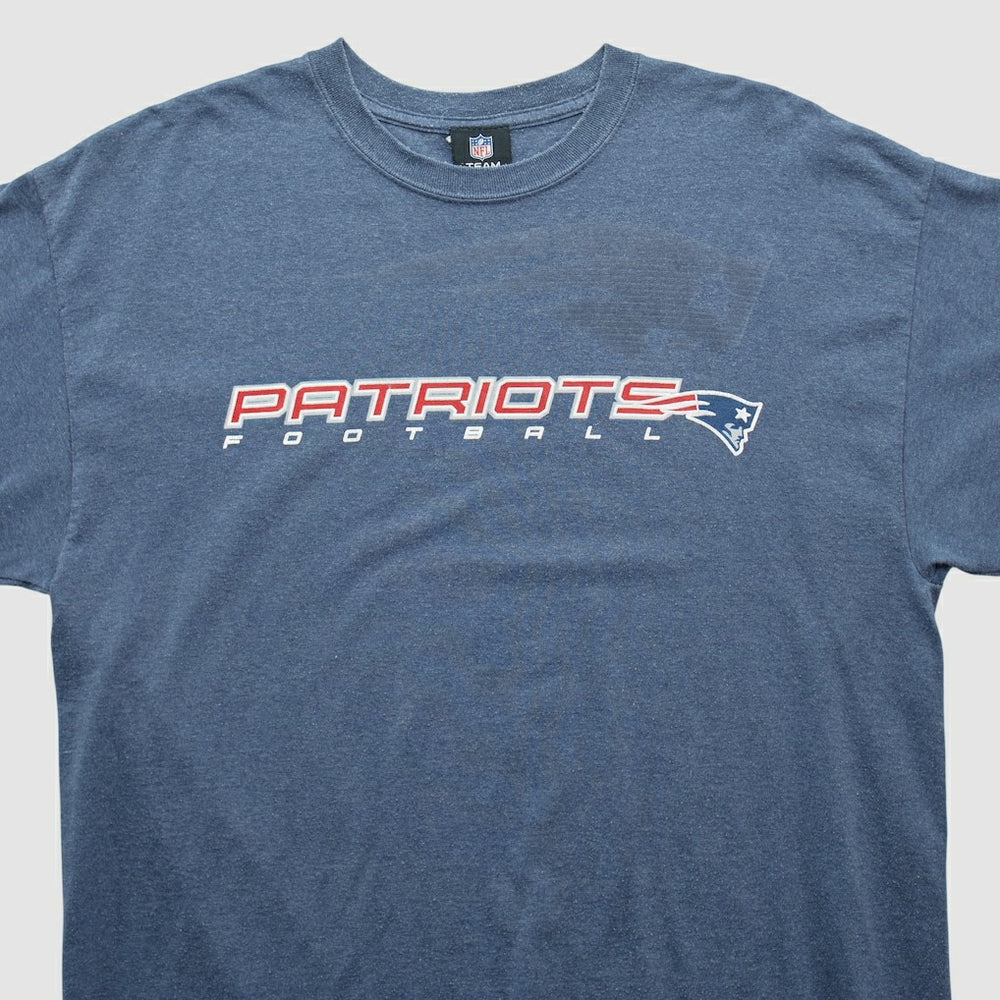 New England Patriots NFL 2010s T-shirt Blue Vintage | Fanatics