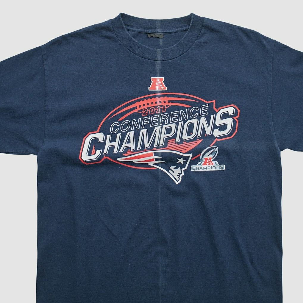 New England Patriots 2011 T-shirt Navy Vintage | Fanatics