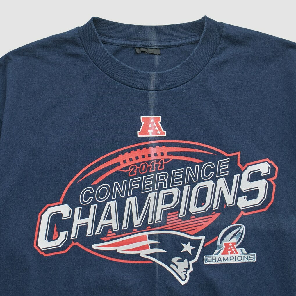 New England Patriots 2011 T-shirt Navy Vintage | Fanatics