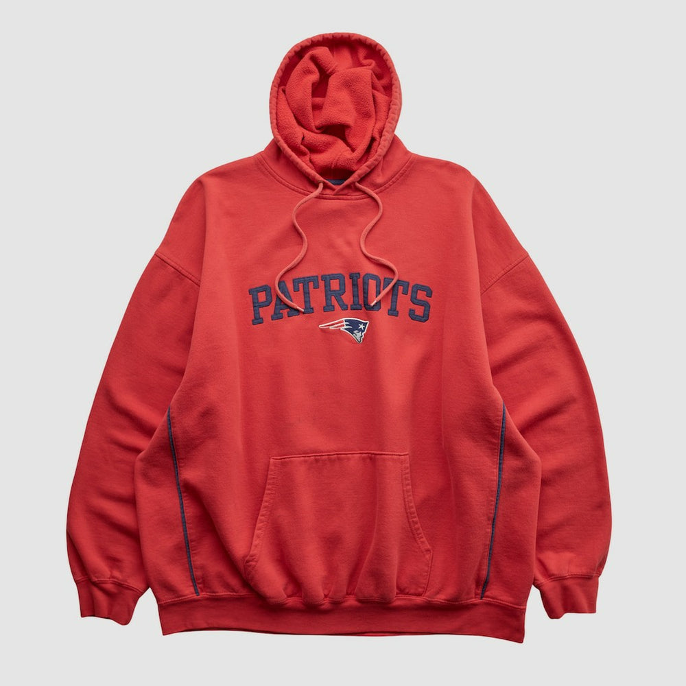 New England Patriots NFL 2000s Hooded Pullover Sweatshirt Red Vintage | Fanatics