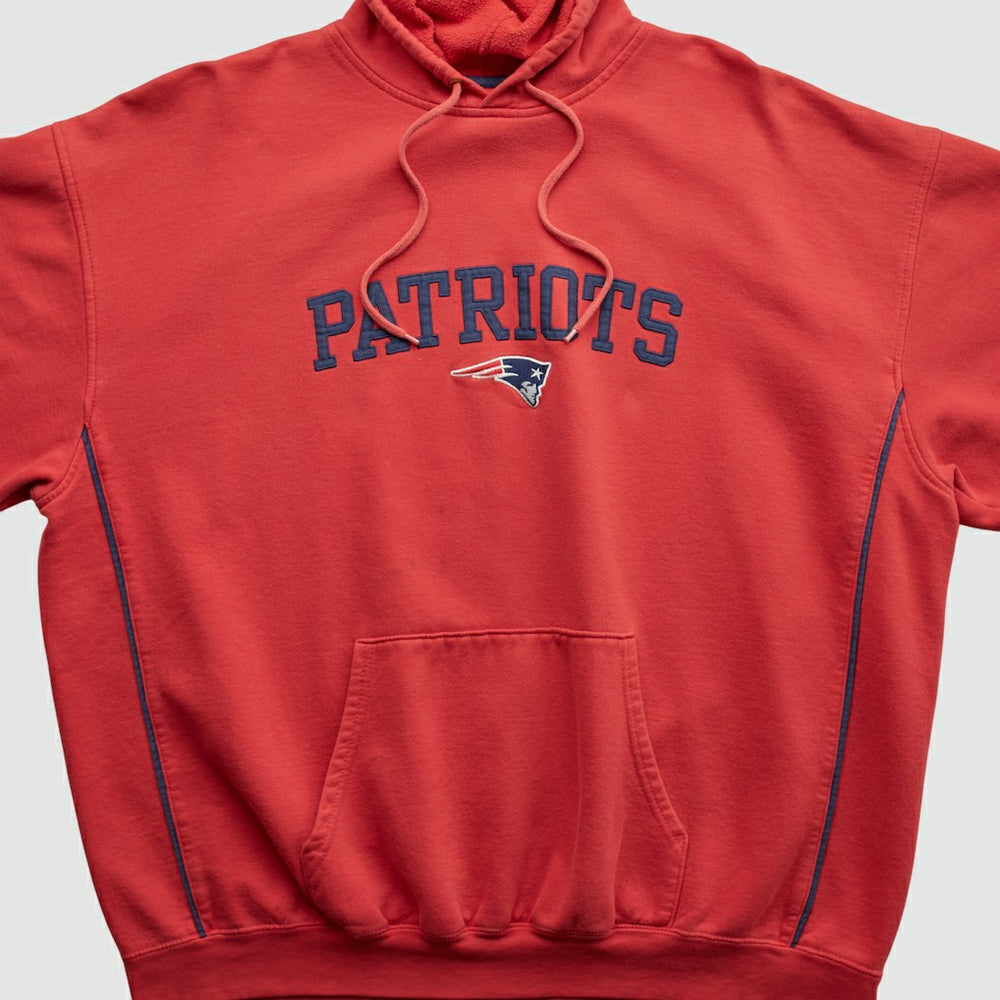 New England Patriots NFL 2000s Hooded Pullover Sweatshirt Red Vintage | Fanatics