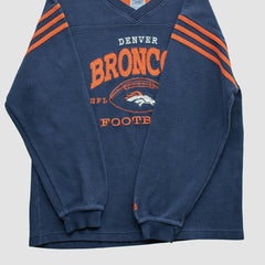 Denver Broncos 2000s Pullover Sweatshirt Navy Vintage | Fanatics