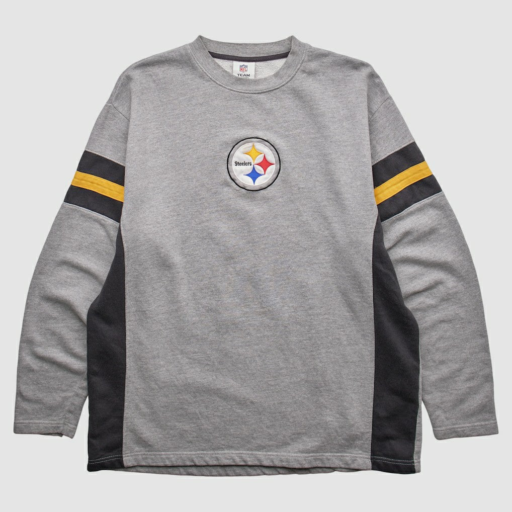 Pittsburgh Steelers NFL 2010s Pullover Sweatshirt Heather Gray Vintage | Fanatics