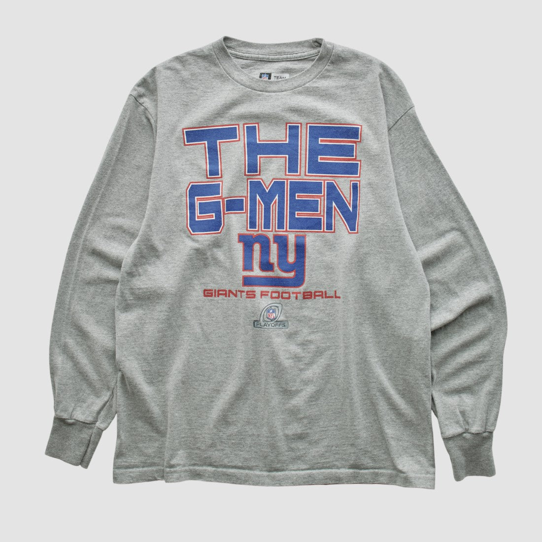 New York Giants NFL 2010s Long Sleeve T-shirt Heather Gray Vintage | Fanatics