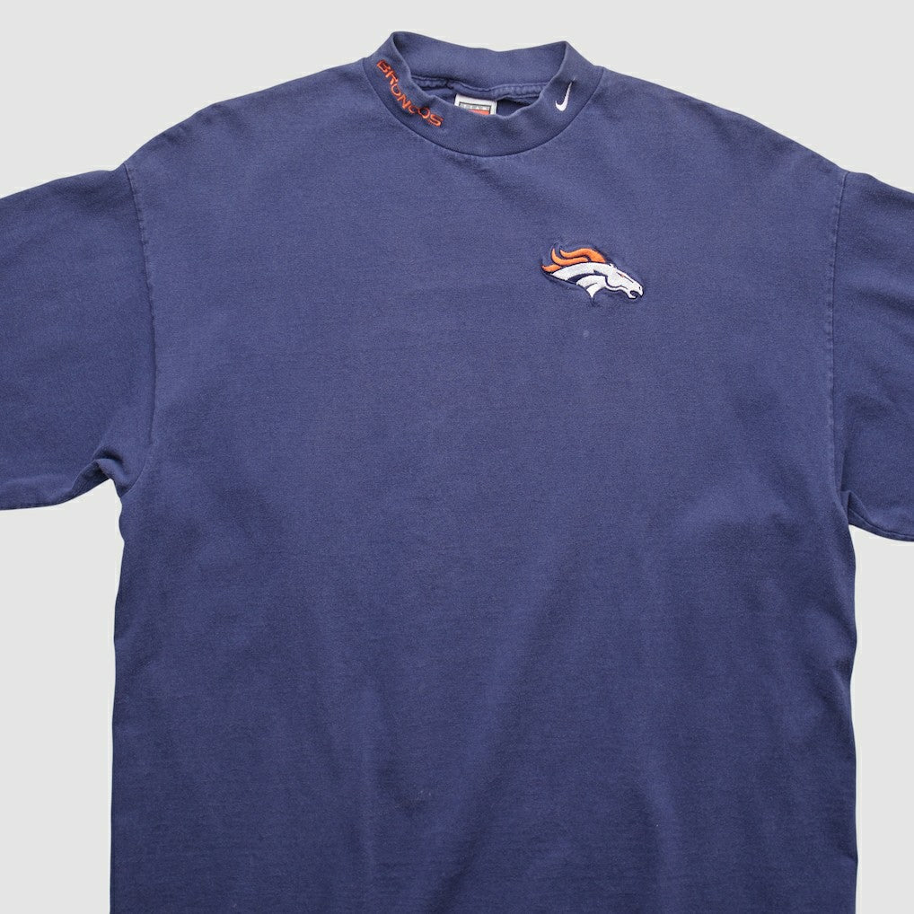 Denver Broncos 90s Pullover Sweatshirt Navy Vintage | Fanatics