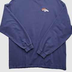 Denver Broncos 90s Pullover Sweatshirt Navy Vintage | Fanatics
