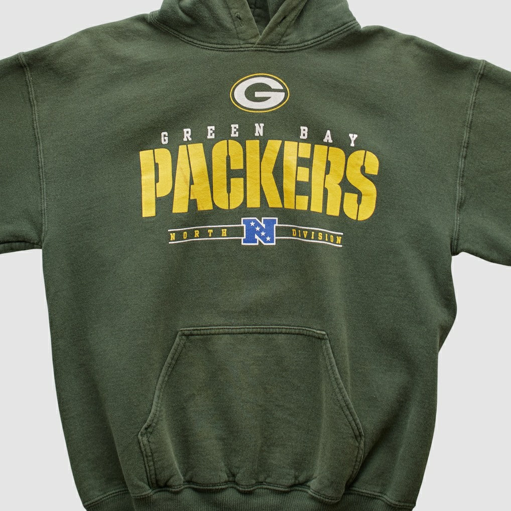 Green Bay Packers NFL 2000s Hooded Pullover Sweatshirt Green Vintage | Fanatics