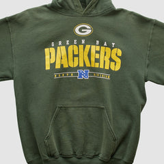 Green Bay Packers NFL 2000s Hooded Pullover Sweatshirt Green Vintage | Fanatics
