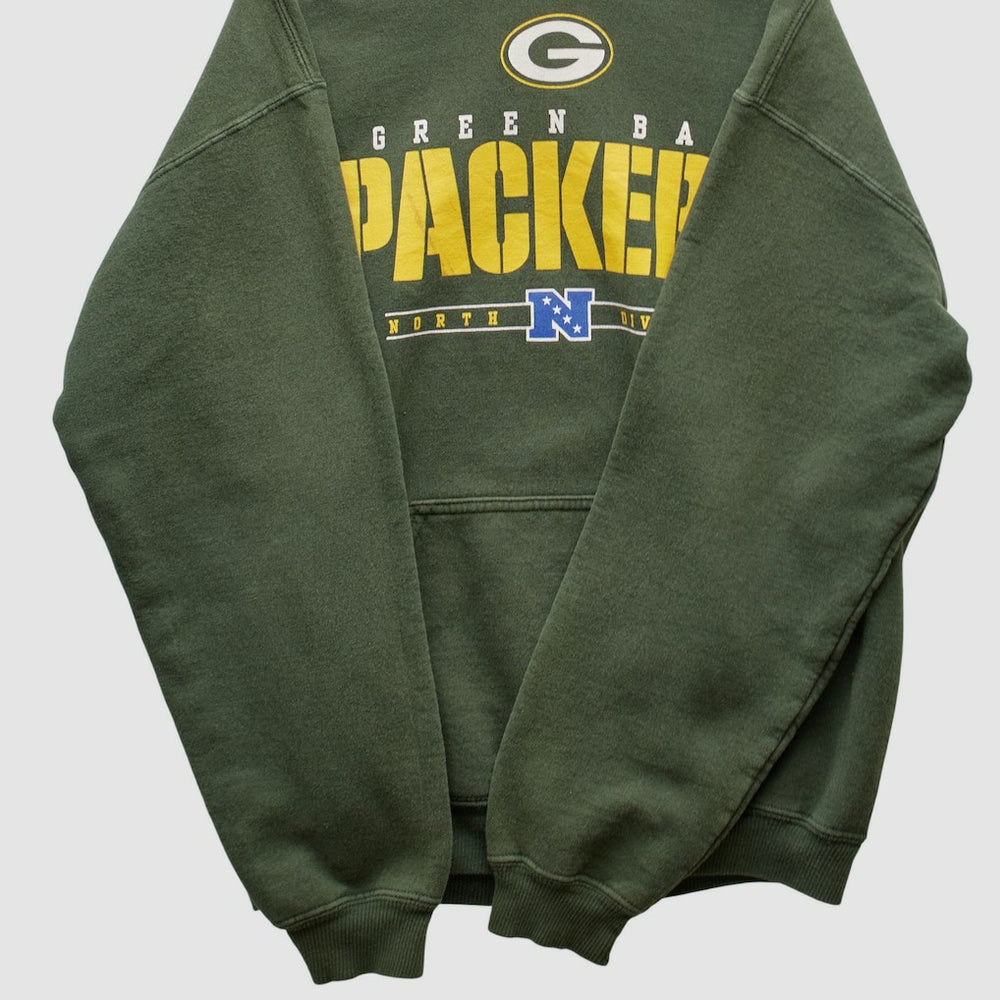 Green Bay Packers NFL 2000s Hooded Pullover Sweatshirt Green Vintage | Fanatics