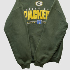 Green Bay Packers NFL 2000s Hooded Pullover Sweatshirt Green Vintage | Fanatics
