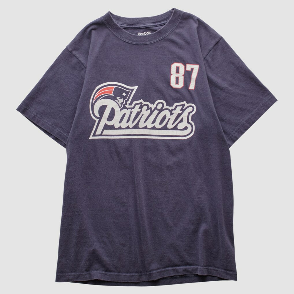 New England Patriots Reebok 2000s T-shirt Navy Vintage | Fanatics
