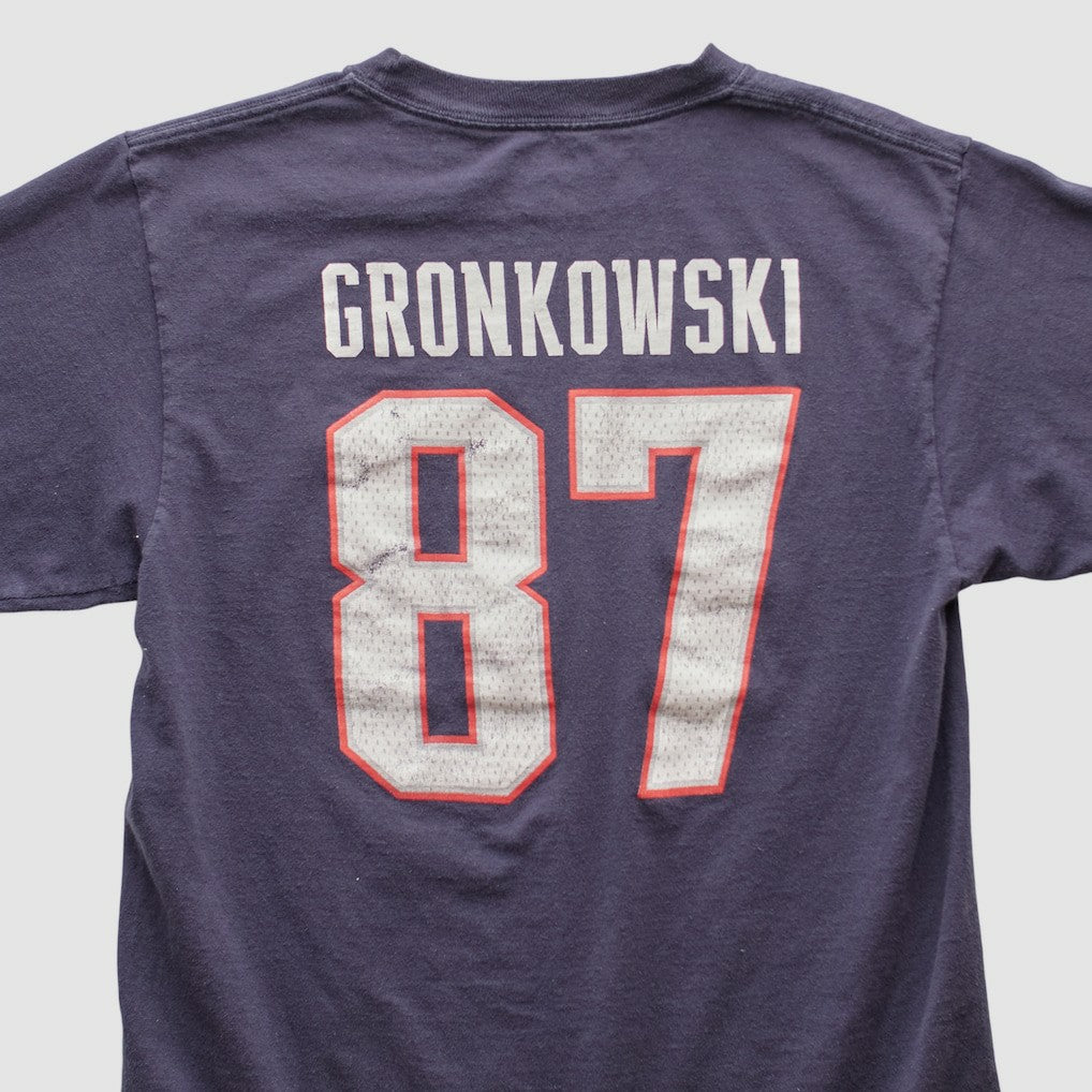 New England Patriots Reebok 2000s T-shirt Navy Vintage | Fanatics