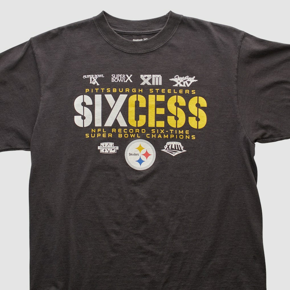 Pittsburgh Steelers Reebok 2009 T-shirt Black Vintage | Fanatics
