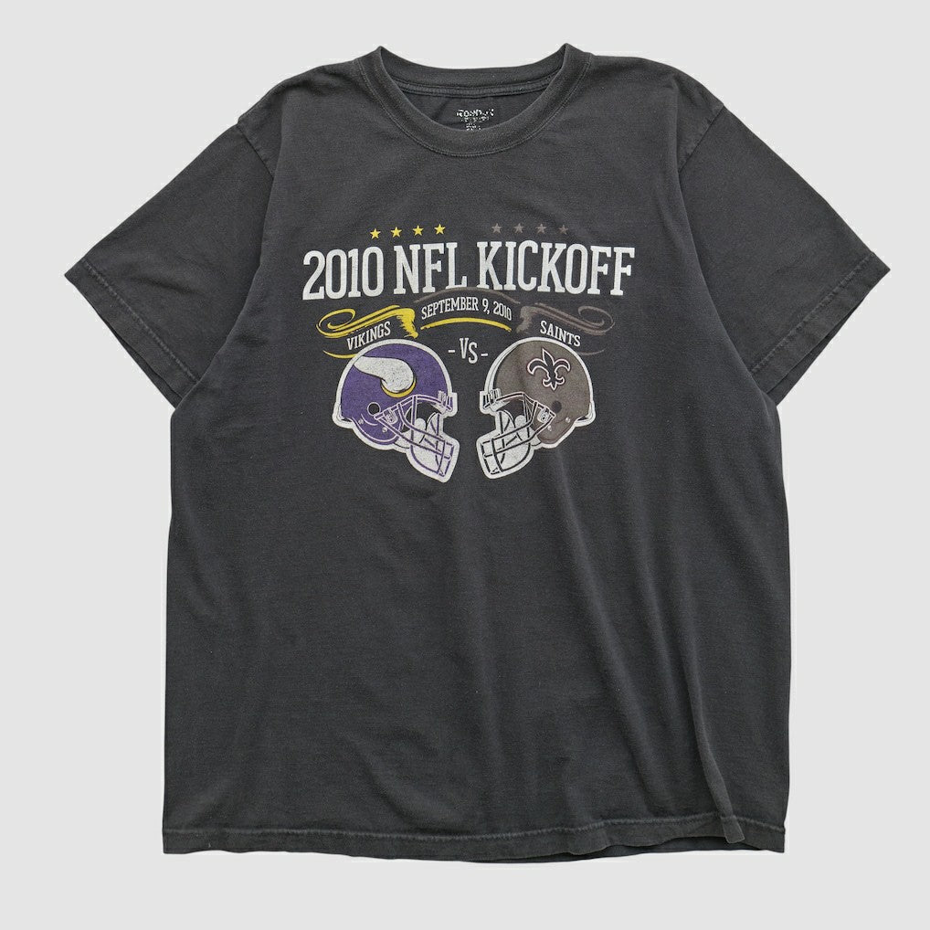 NFL Kickoff Reebok 2010 T-shirt Charcoal Vintage | Fanatics