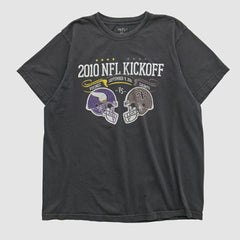 NFL Kickoff Reebok 2010 T-shirt Charcoal Vintage | Fanatics
