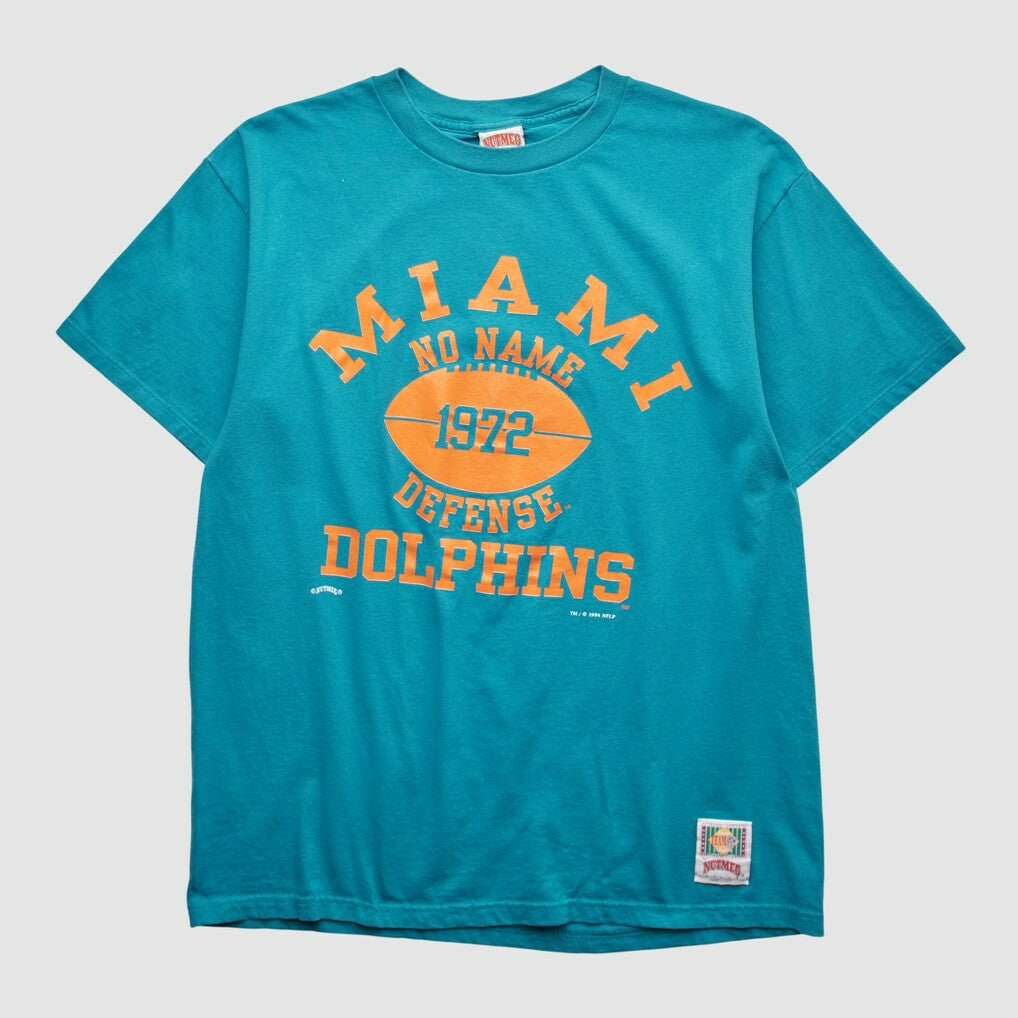 Miami Dolphins Nutmeg Mills 1994 T-shirt Teal Vintage | Fanatics