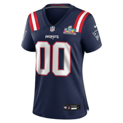 New England Patriots Women's Super Bowl LX Patch Custom Game Jersey Navy | Nike for Sale