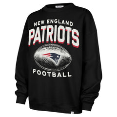New England Patriots '47 Women's Arch Cloud Oversized Sweatshirt Black | 47 brand