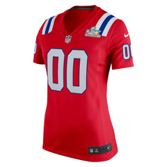 New England Patriots Women's Super Bowl LX Patch Custom Game Jersey Red | Nike for Sale