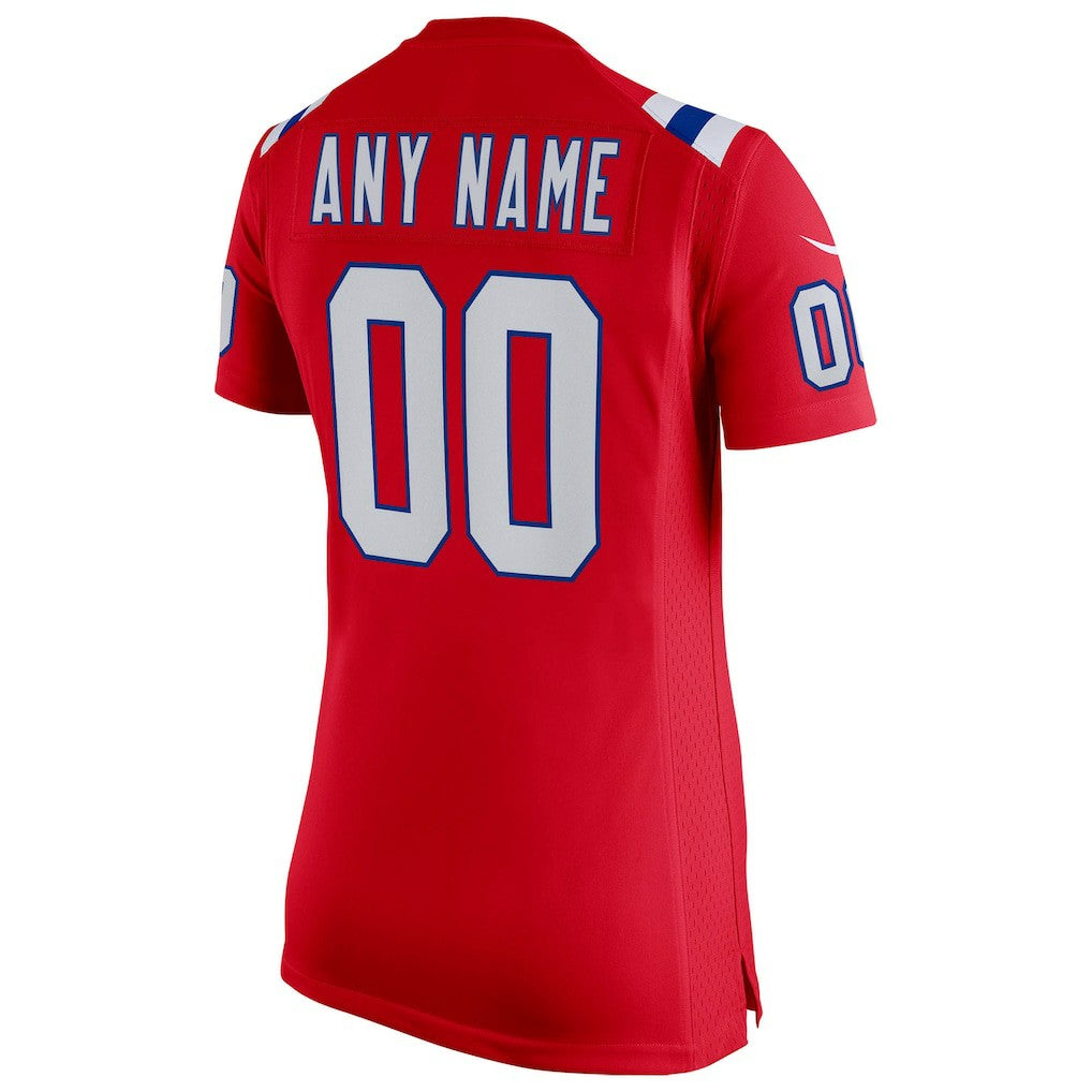 New England Patriots Women's Super Bowl LX Patch Custom Game Jersey Red | Nike for Sale