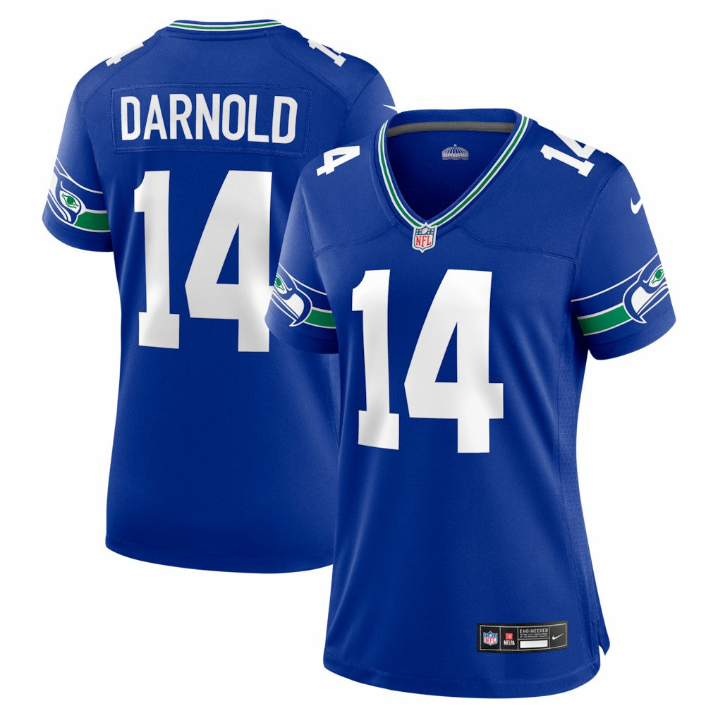 Sam Darnold Seattle Seahawks Women's Alternate Game Jersey Royal | Nike for Sale