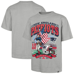 New England Patriots '47 Regional Foundation T-Shirt Gray | 47 brand