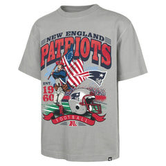 New England Patriots '47 Regional Foundation T-Shirt Gray | 47 brand