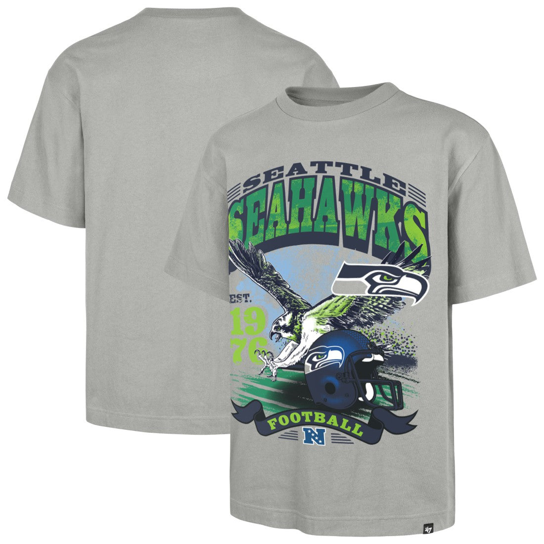 Seattle Seahawks '47 Regional Foundation T-Shirt Gray | 47 brand