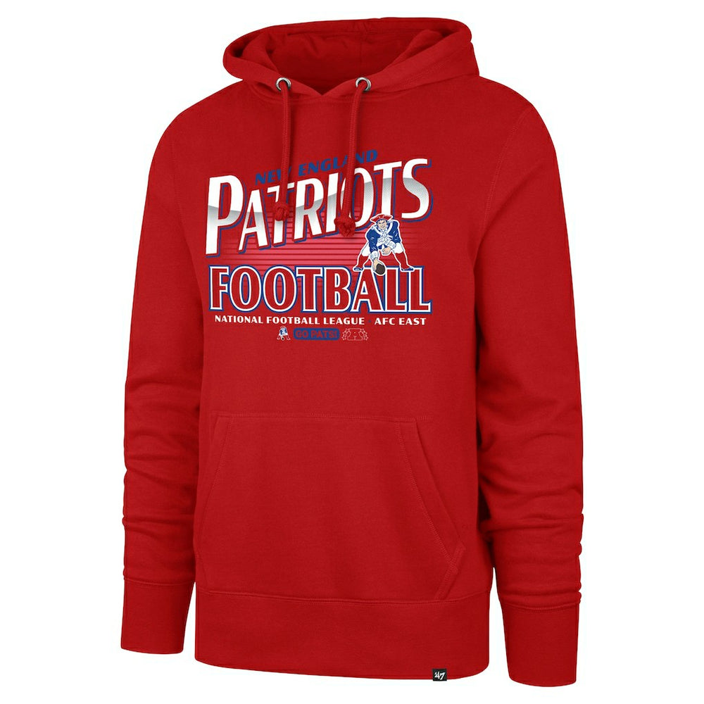 New England Patriots '47 Regional Headline Hoodie Red | 47 brand