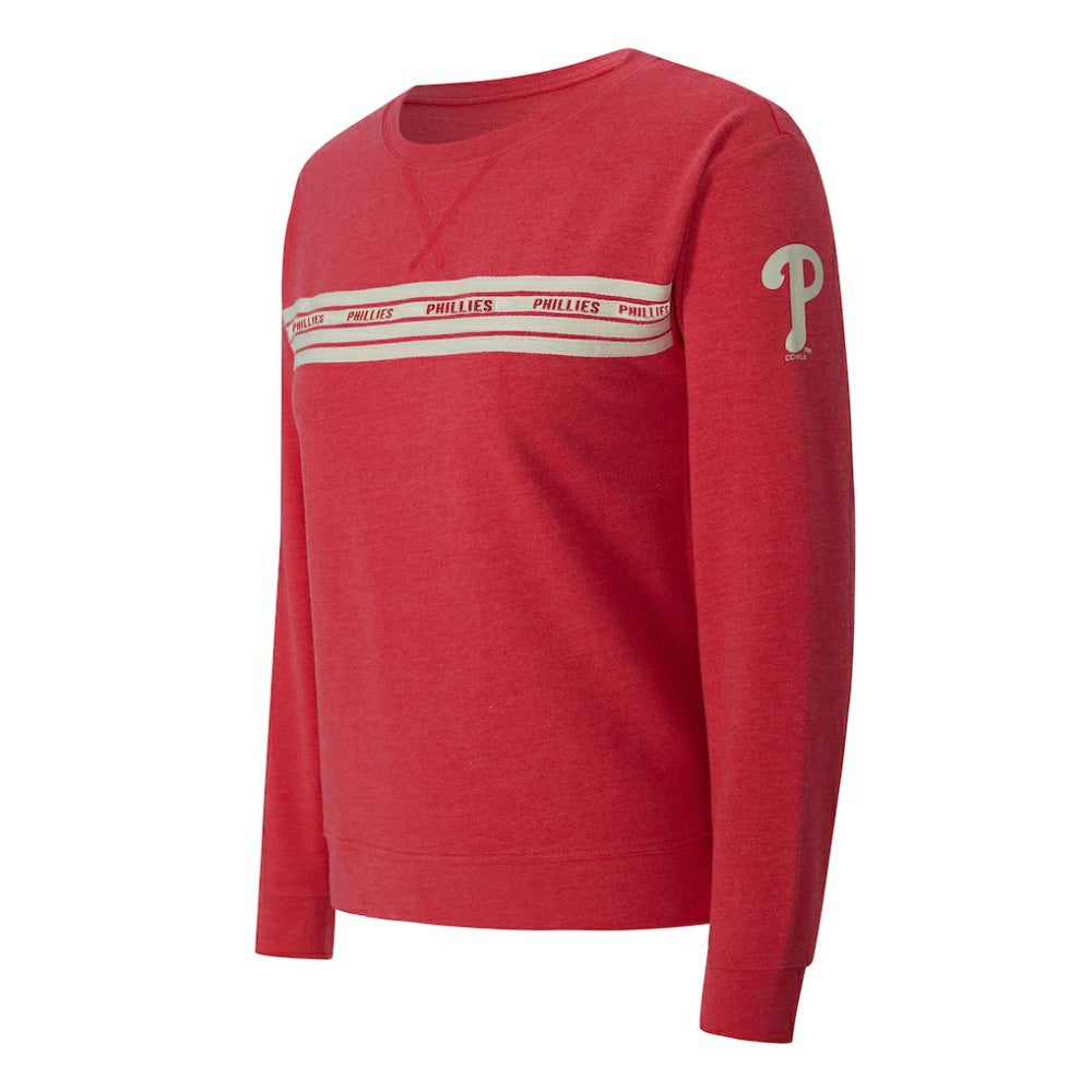 Philadelphia Phillies Concepts Sport Women's Birch French Terry Long Sleeve T-Shirt - MLB